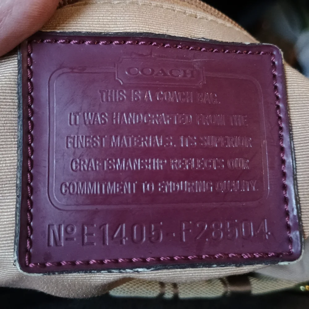 Coach Signature Canvas Tote